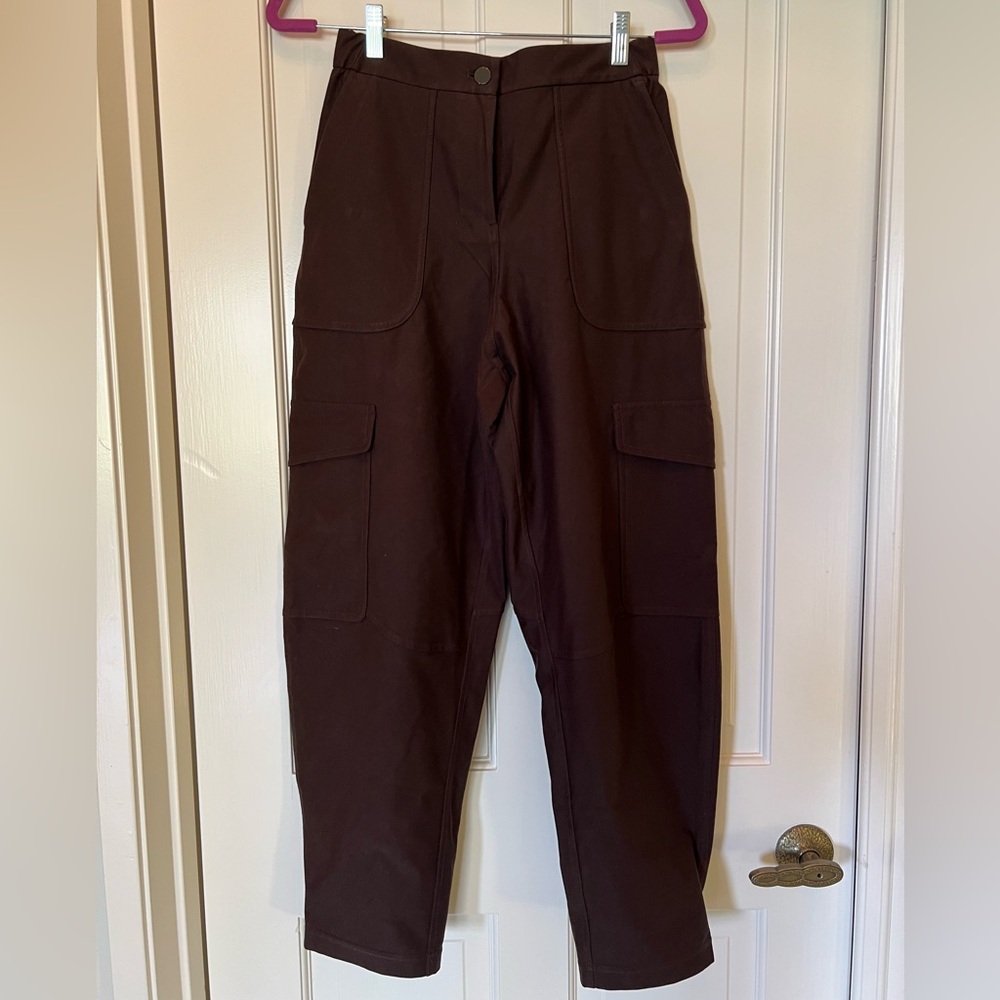 Lululemon Athletica Dark Brown Ankle Cargo Pants